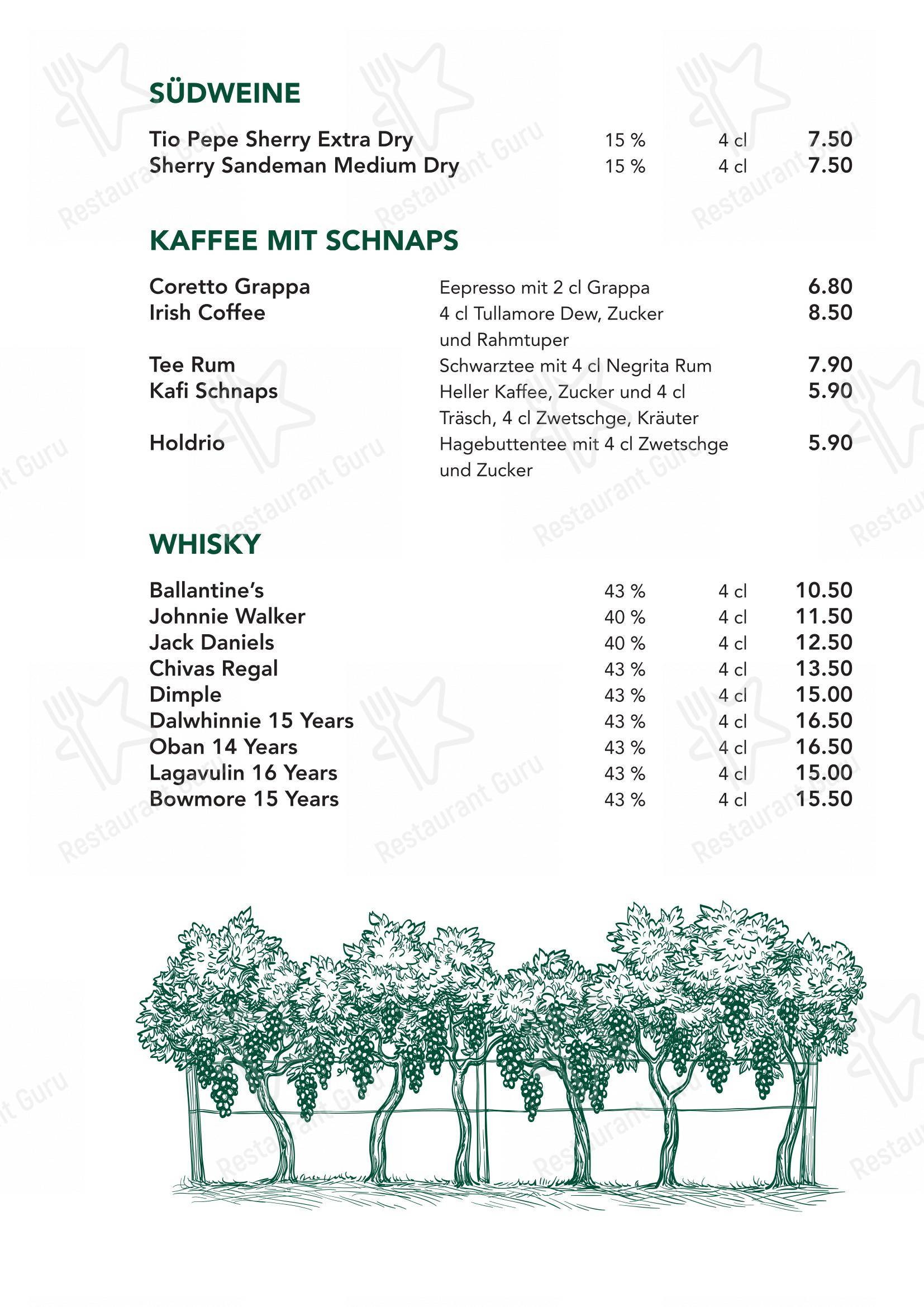 Крафт меню per Türmli Restaurant & Pizzeria pizzeria