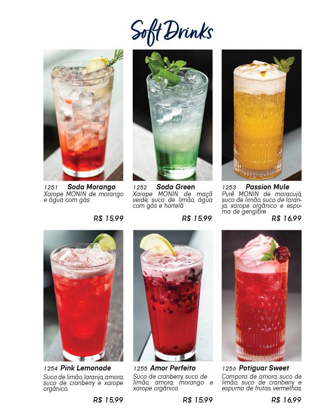 Potiguar Unidade Uberlândia cardápio