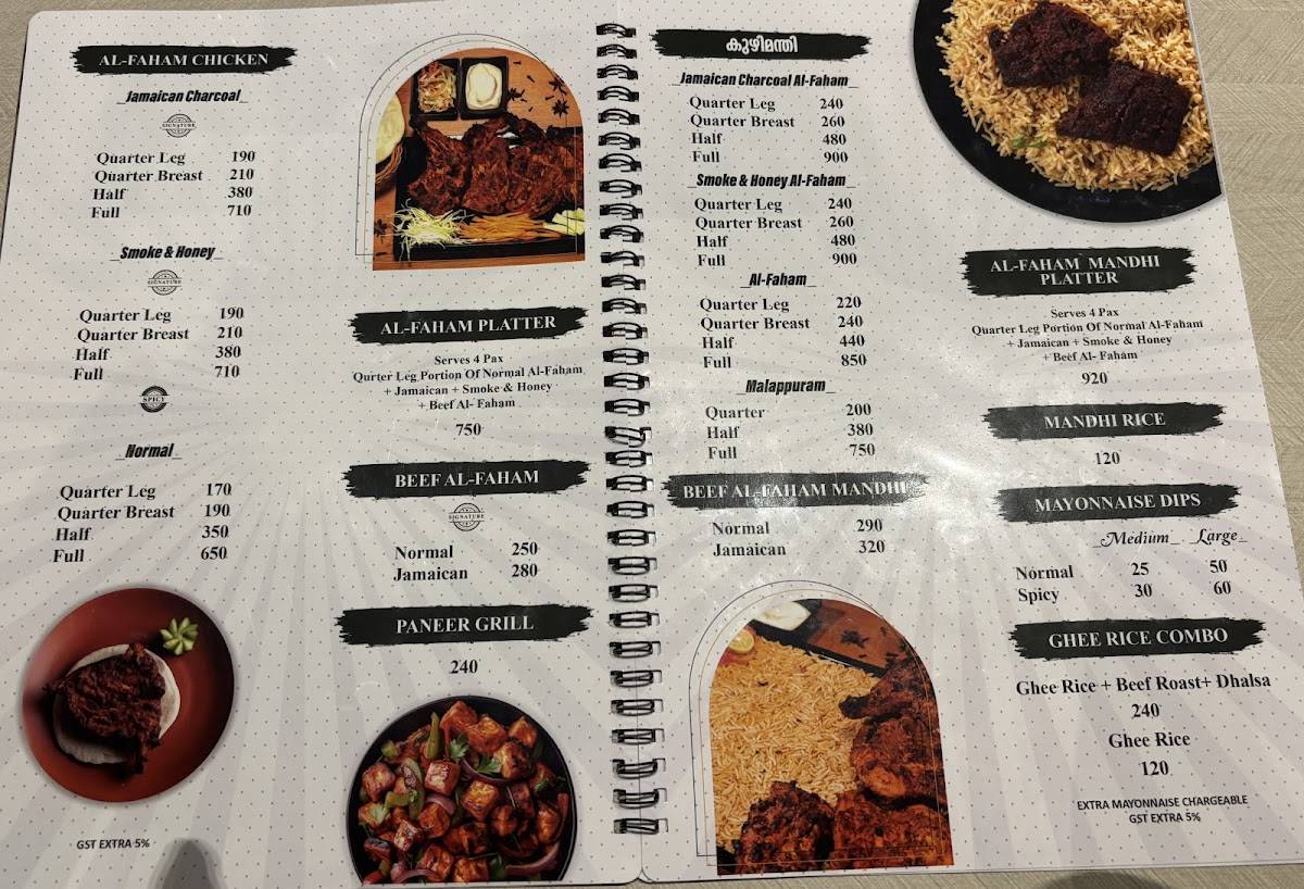 Urban Space Restaurant By Barbecue Space menu