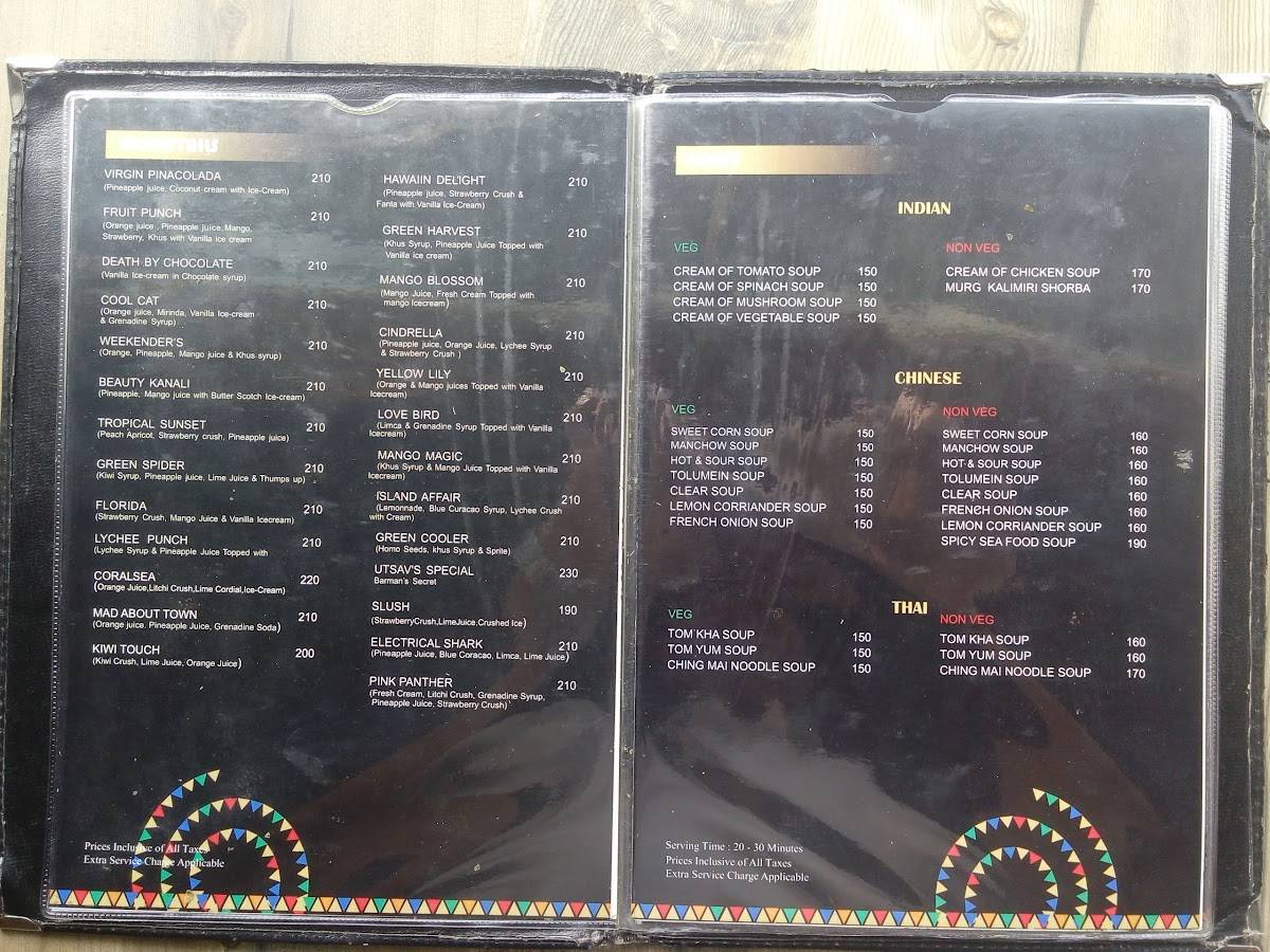 Utsav Delight Dining & Bar menu