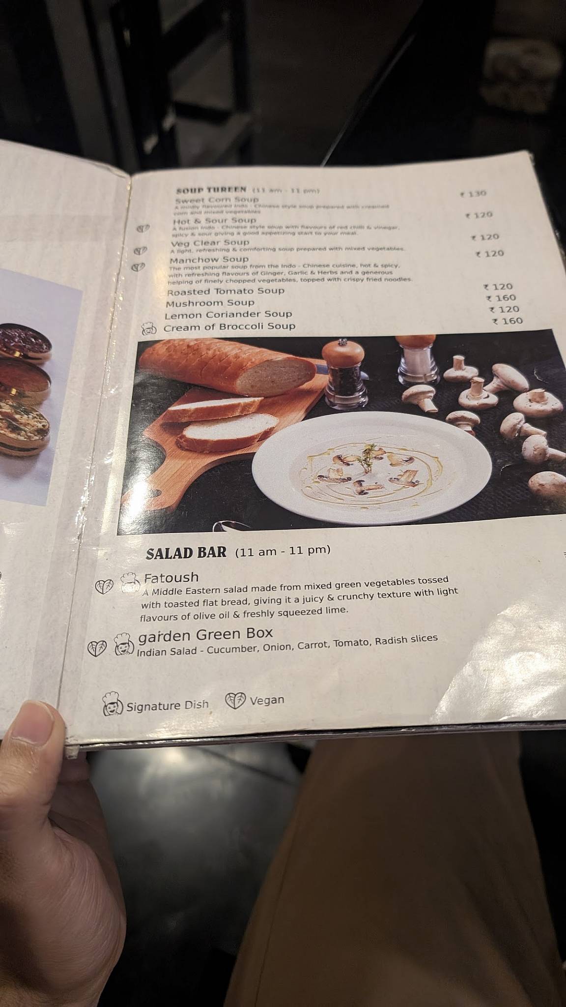 Veg Mantra Restaurant menu