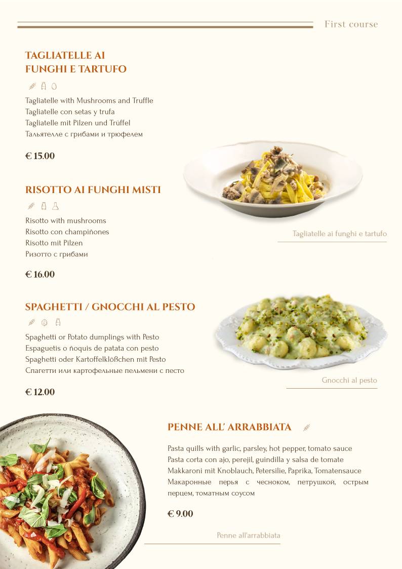 Menu di Enjoy Bistro - Ristorante - Bar 