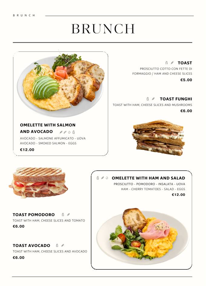 Menu di Enjoy Bistro - Ristorante - Bar 