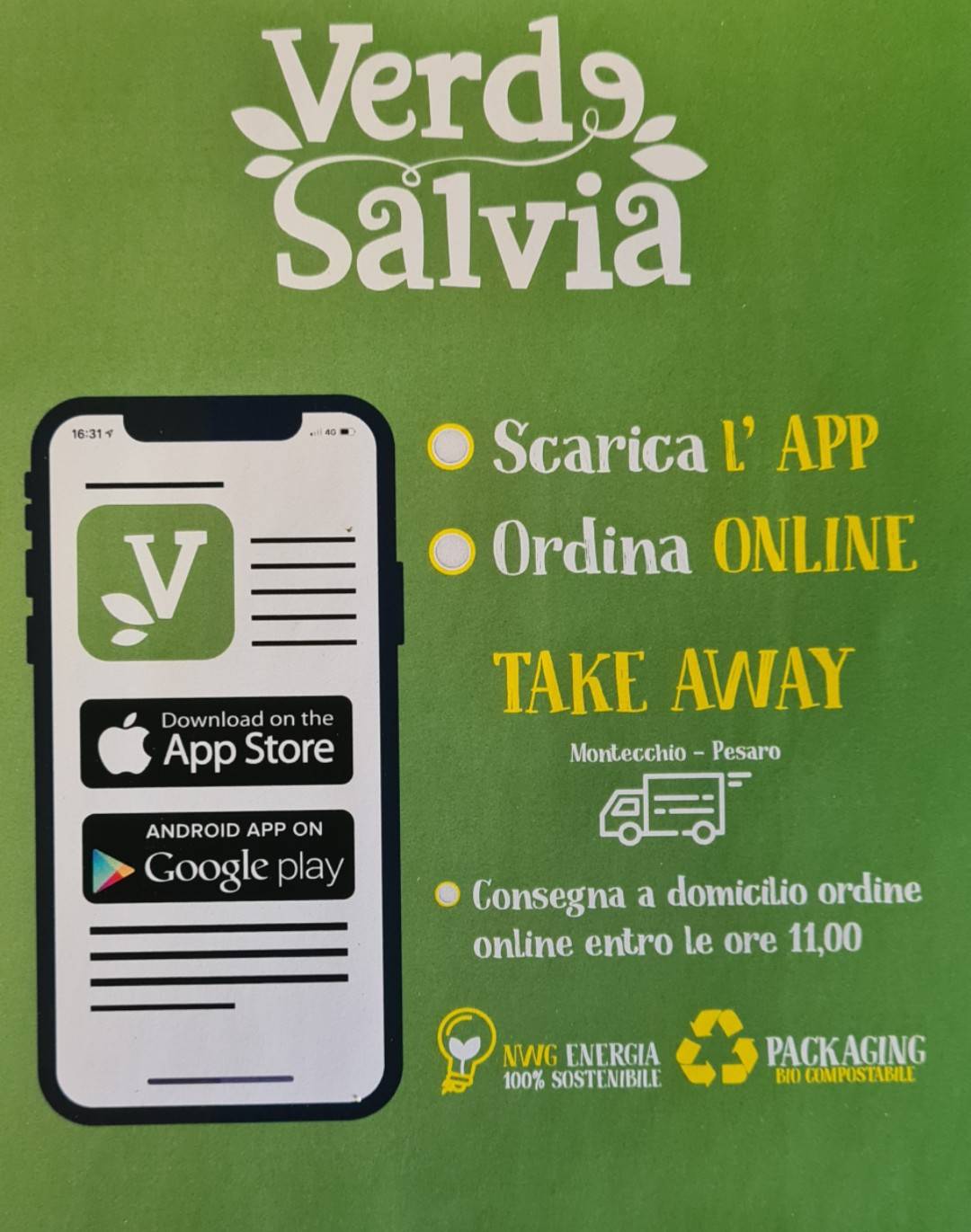 Menu di Verde Salvia 