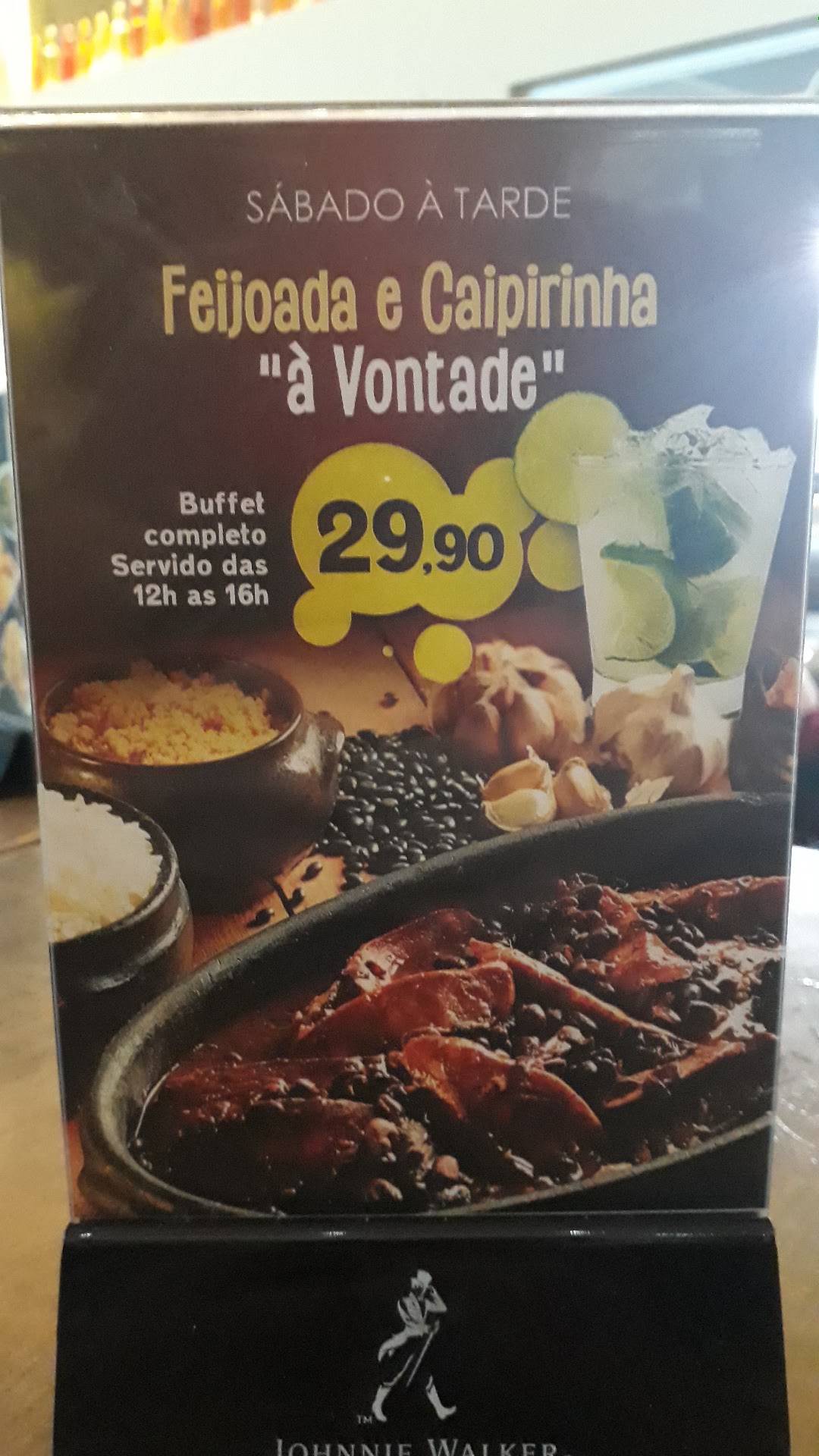 Villa Velha Bar cardápio