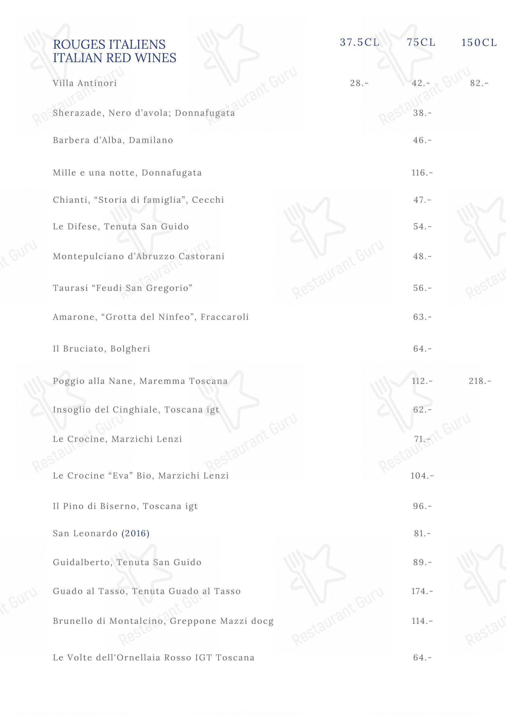 菜单 per Viva Voce in Montana
