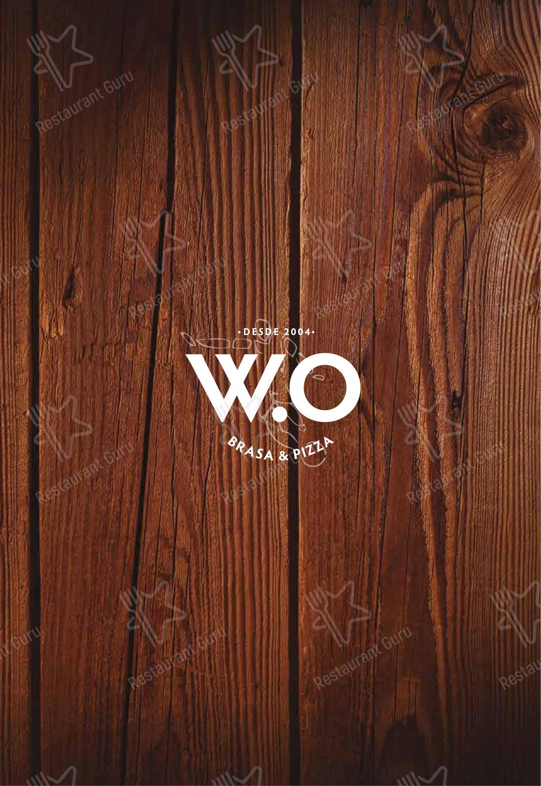 WO Brasa & Pizza menu - 菜单