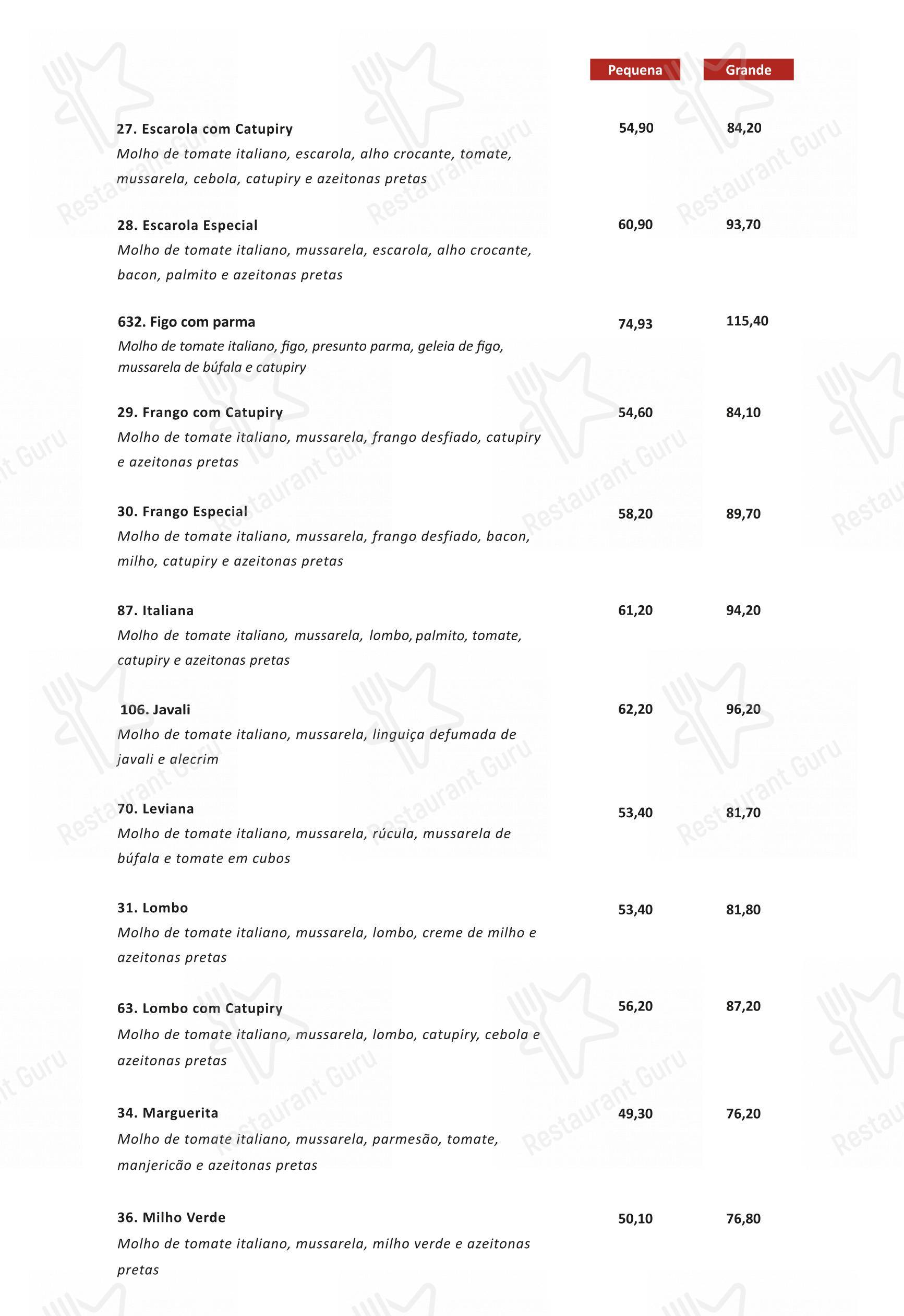 WO Brasa & Pizza - Menu