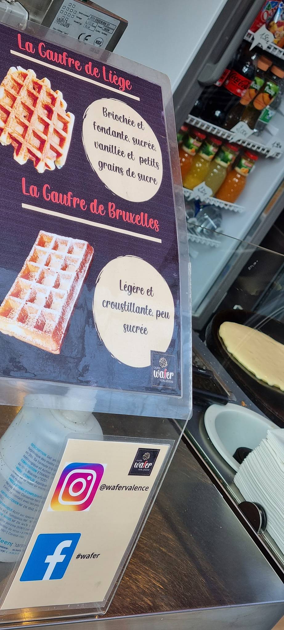 Menu de Wafer