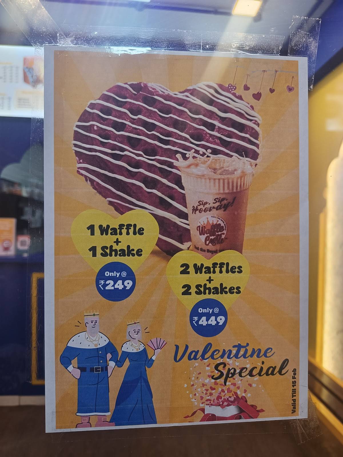 Waffle Castle menu