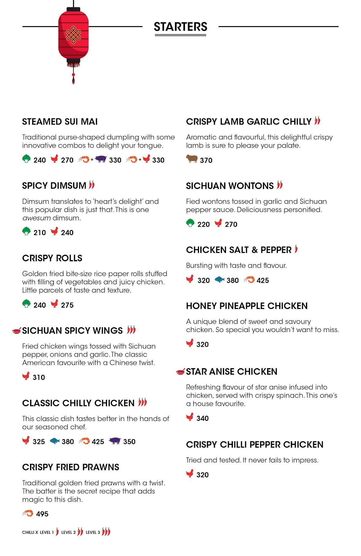 Wok 88 menu
