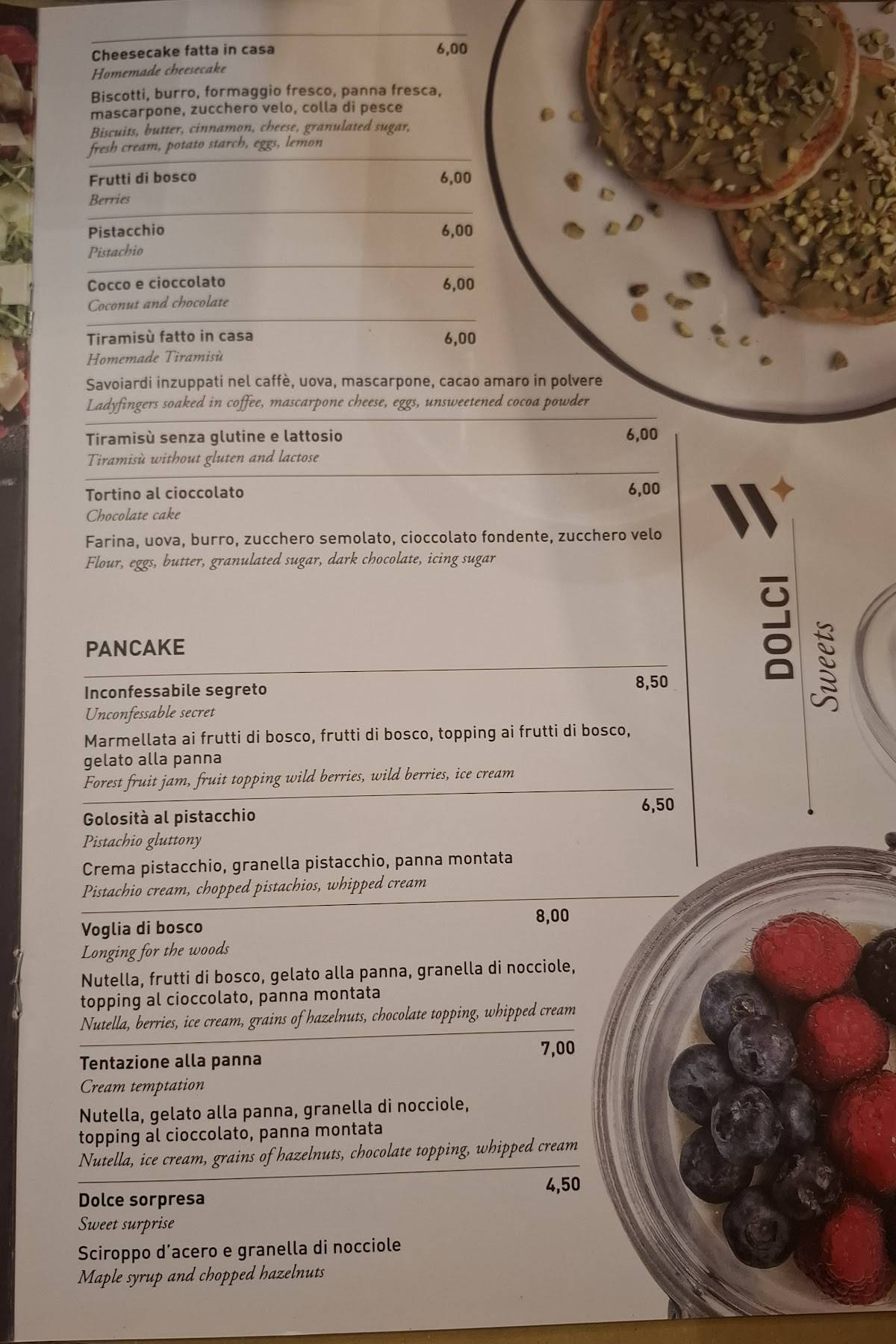 Menu di Wonder Cafe Hamburgeria 