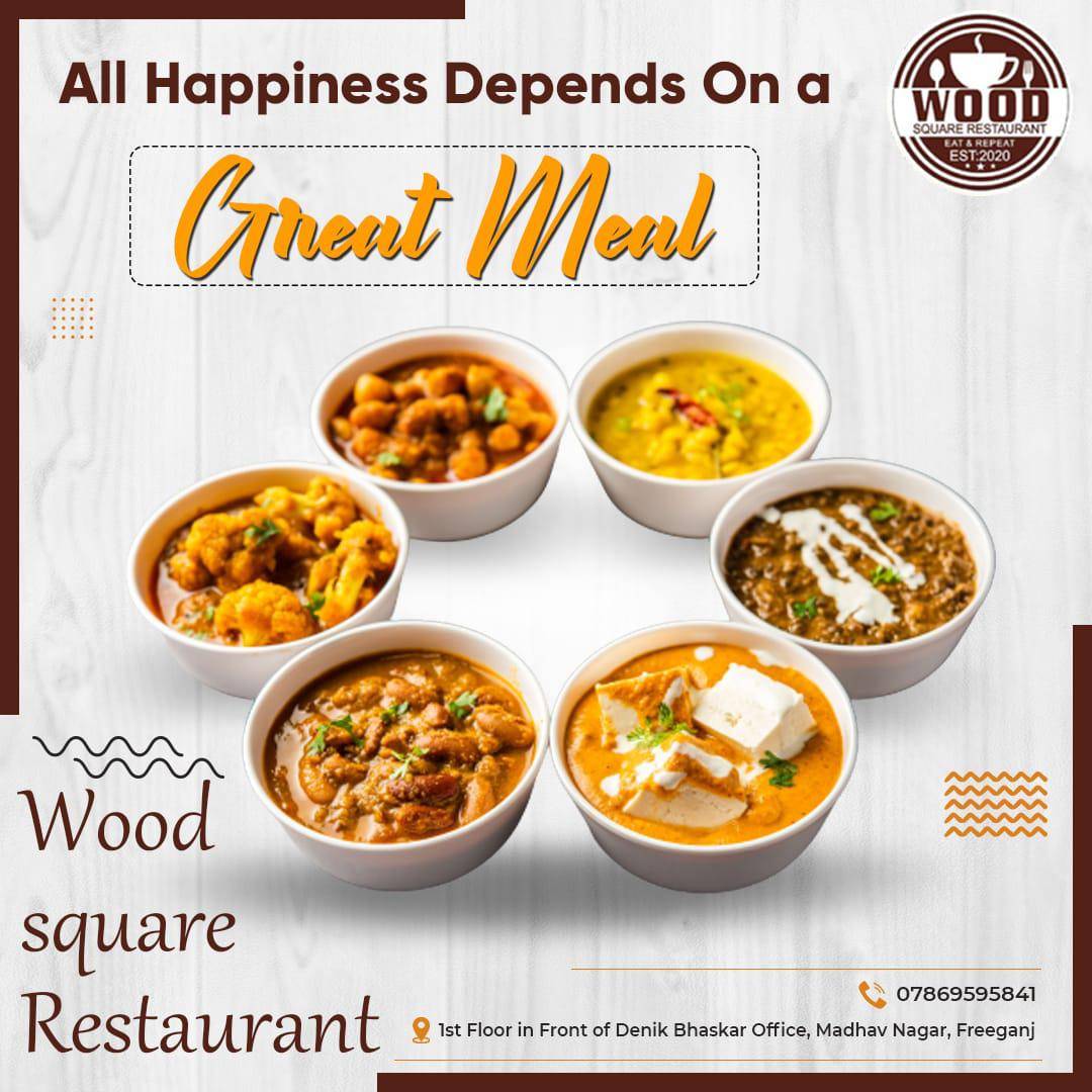 Wood Square Restaurant ( best restaurant in ujjain ) menu