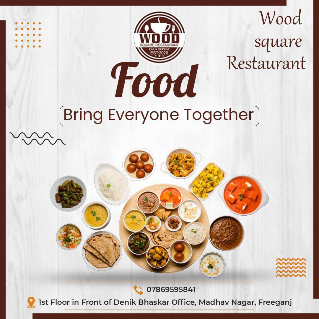 Wood Square Restaurant ( best restaurant in ujjain ) menu