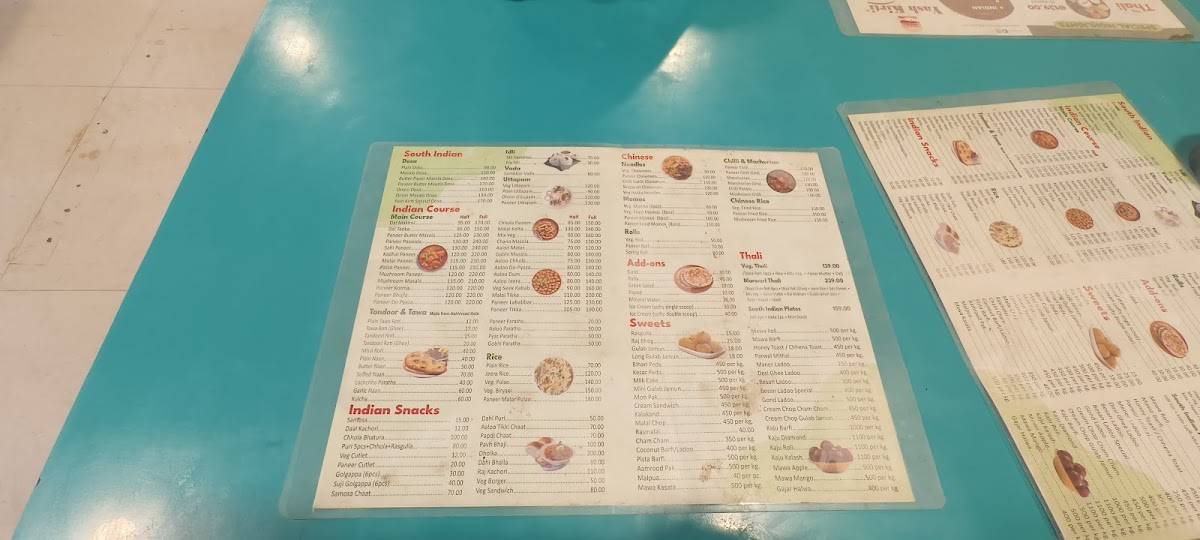 Yash Kirti - Sweets & Restaurant menu
