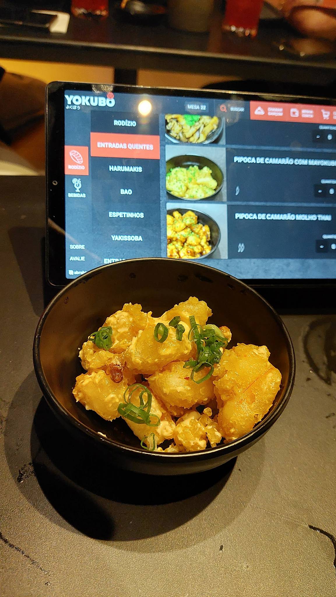Yokubô Sushi cardápio