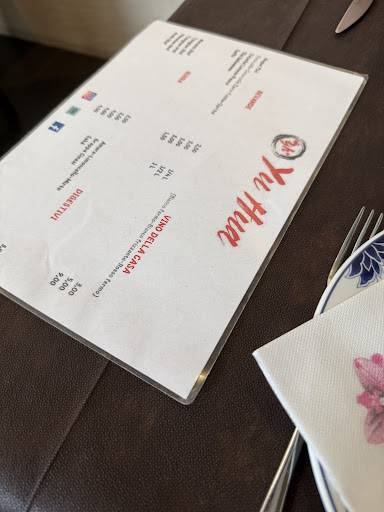 Menu di Yu Hua 