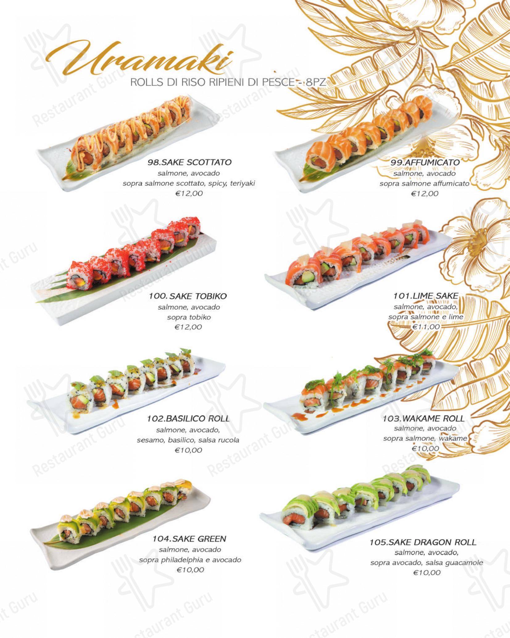 Yuki Sushi di carini in Carini - Menu