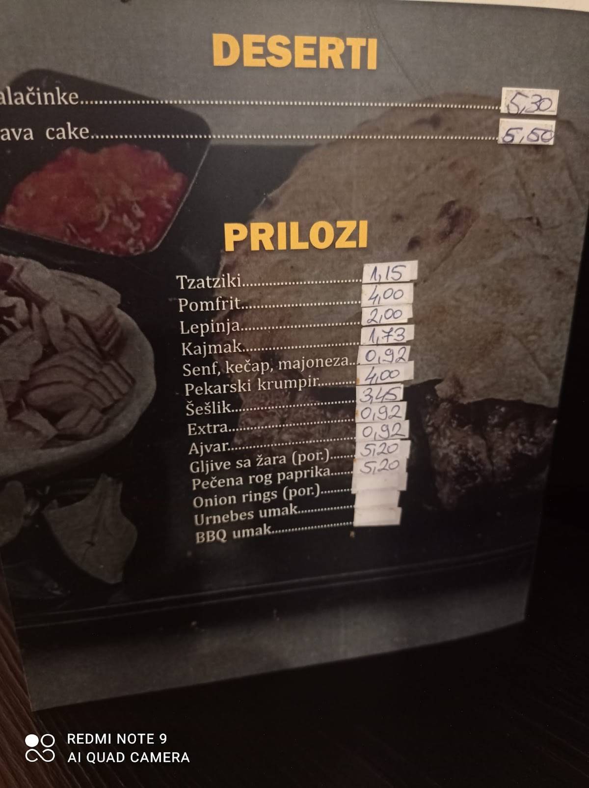 Menu di Lo-Cal Grill 
