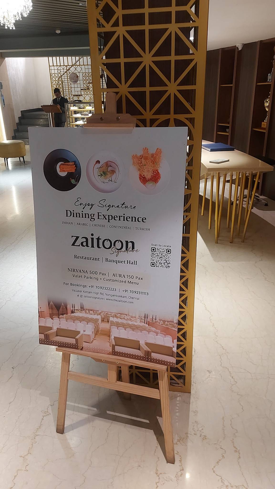 Zaitoon Signature menu