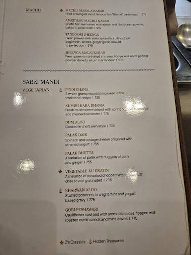 Zaranj menu