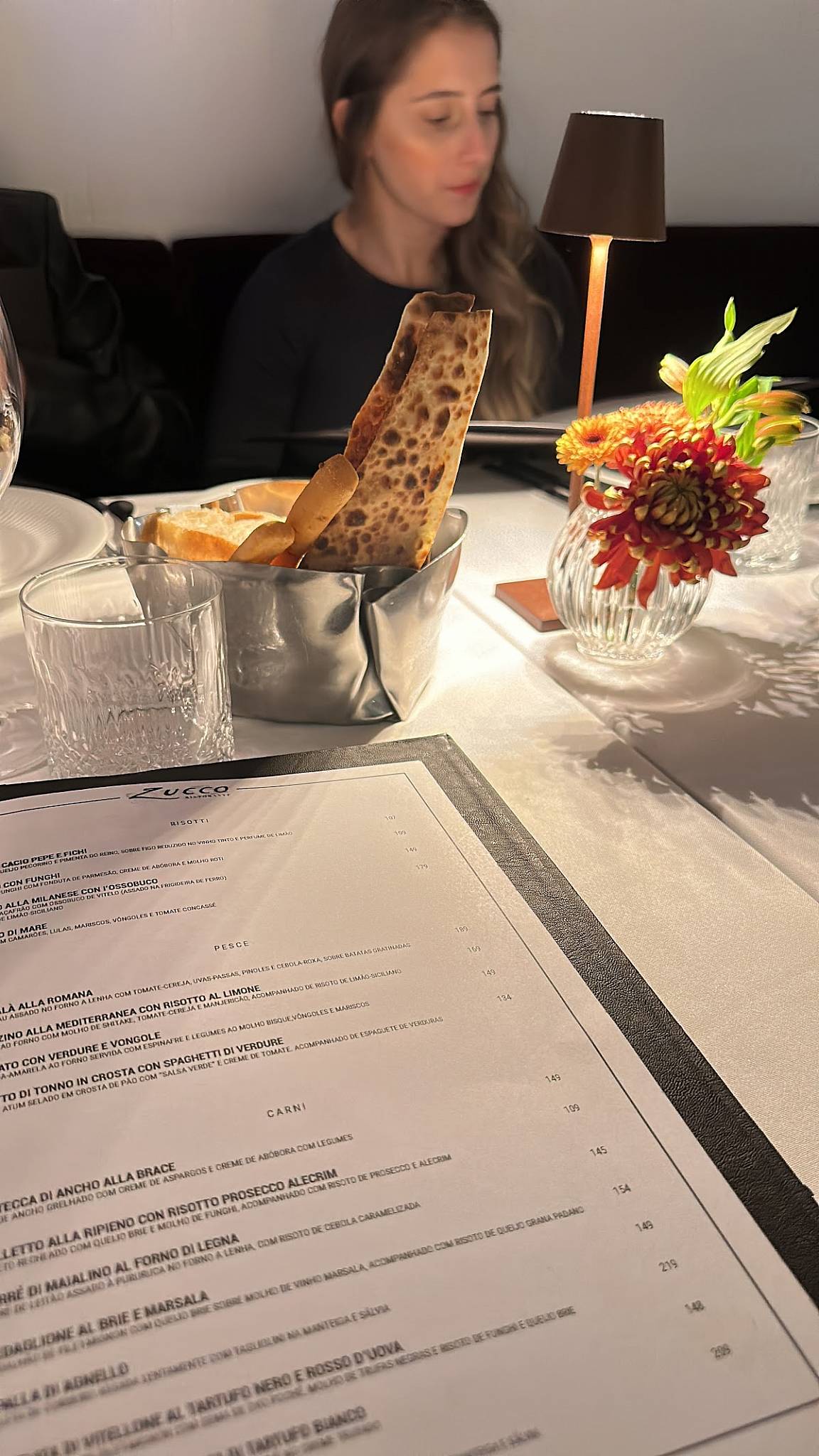 Zucco Ristorante: Cozinha Italiana, Contemporâneo, Risotos, Massas, Vinhos SP cardápio