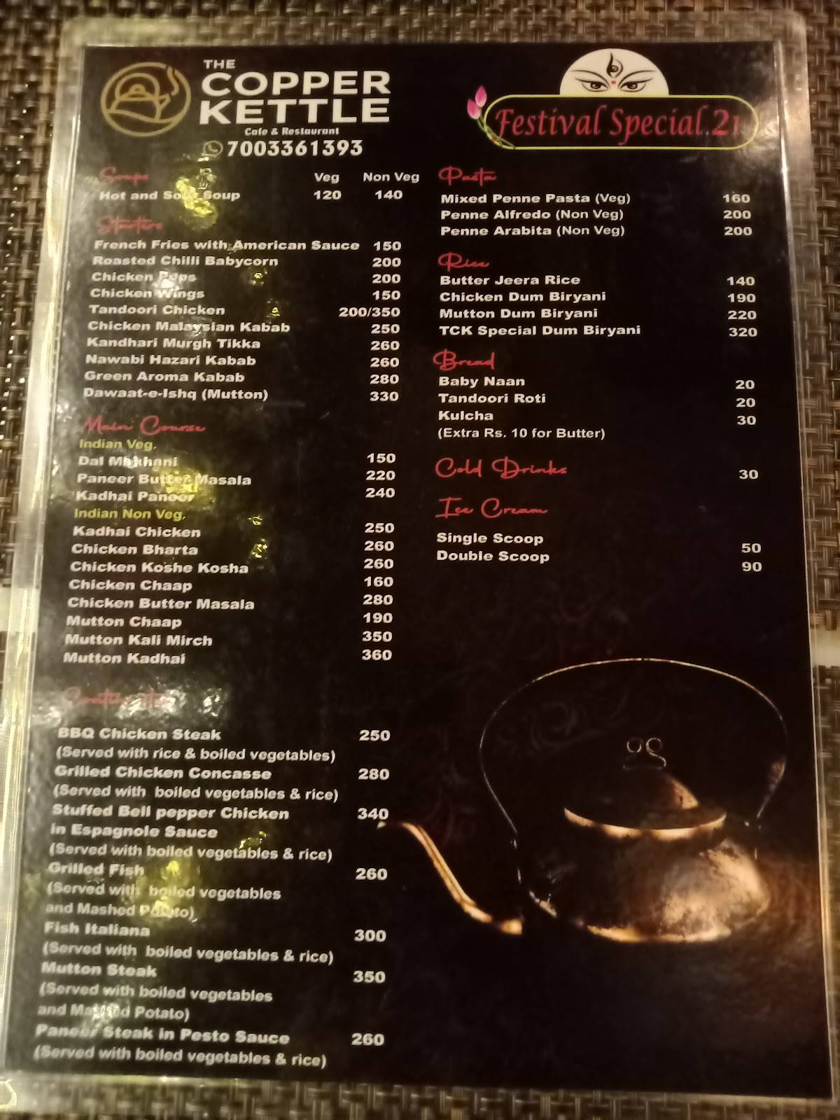 copper kettle menu