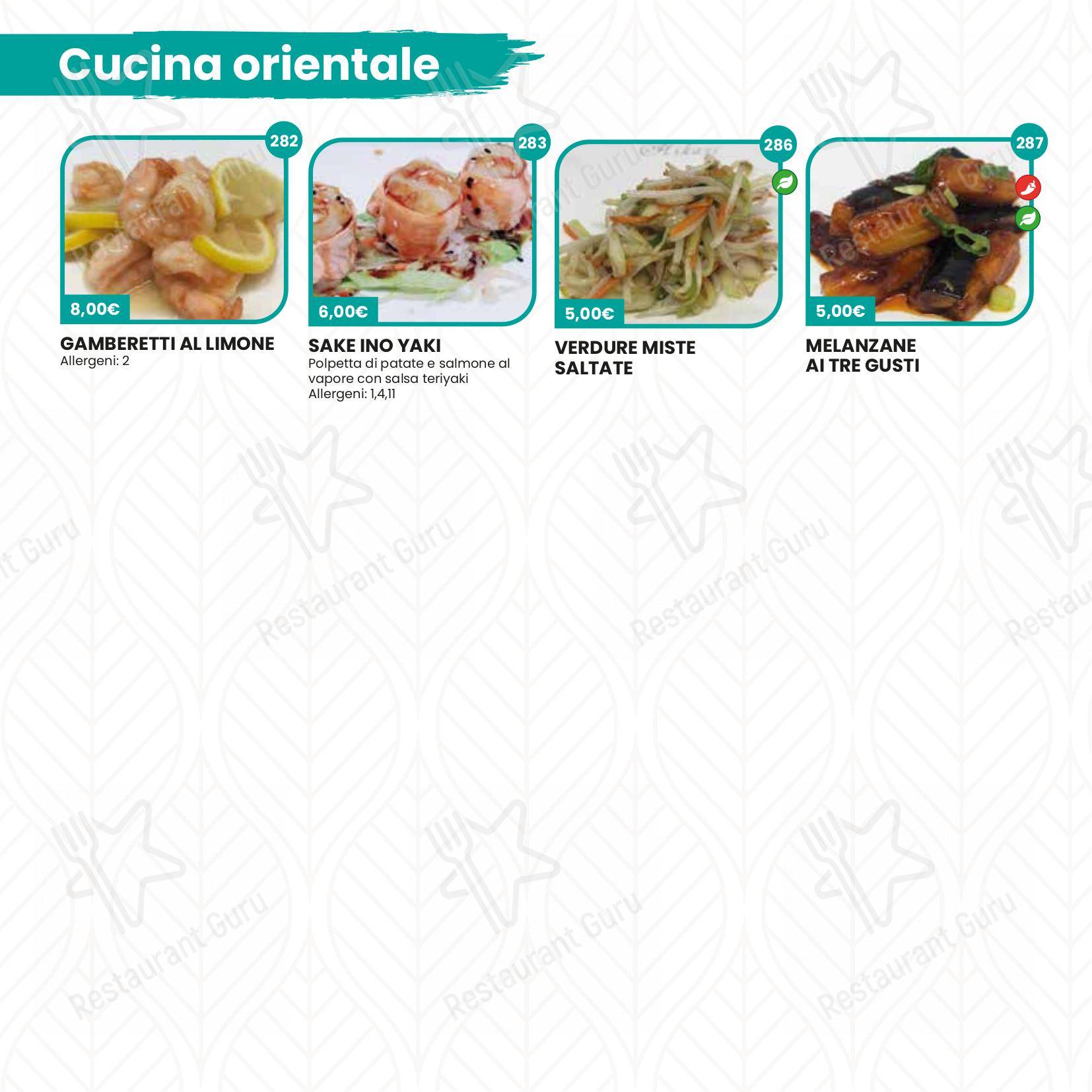 Основное меню per Hikari Sushi ristorante