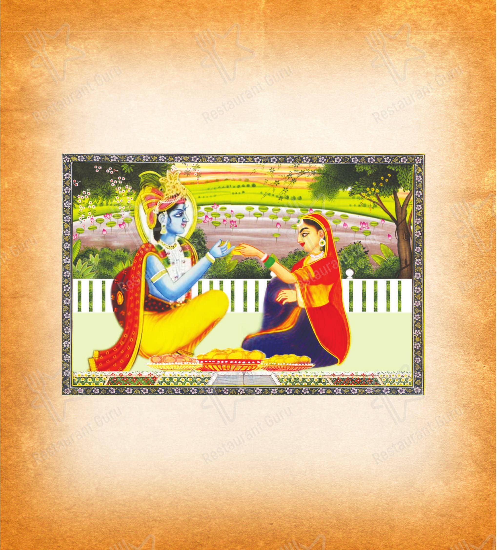 菜单 for the 6 Ballygunge Place Thali restaurant