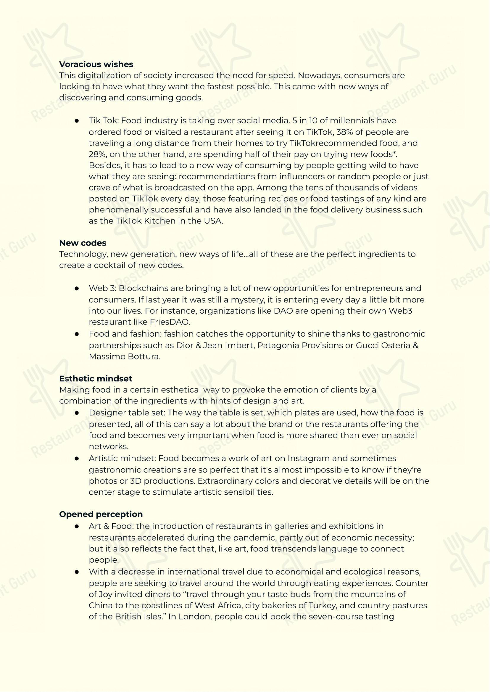 Menu bar per ALLORO in Frascati