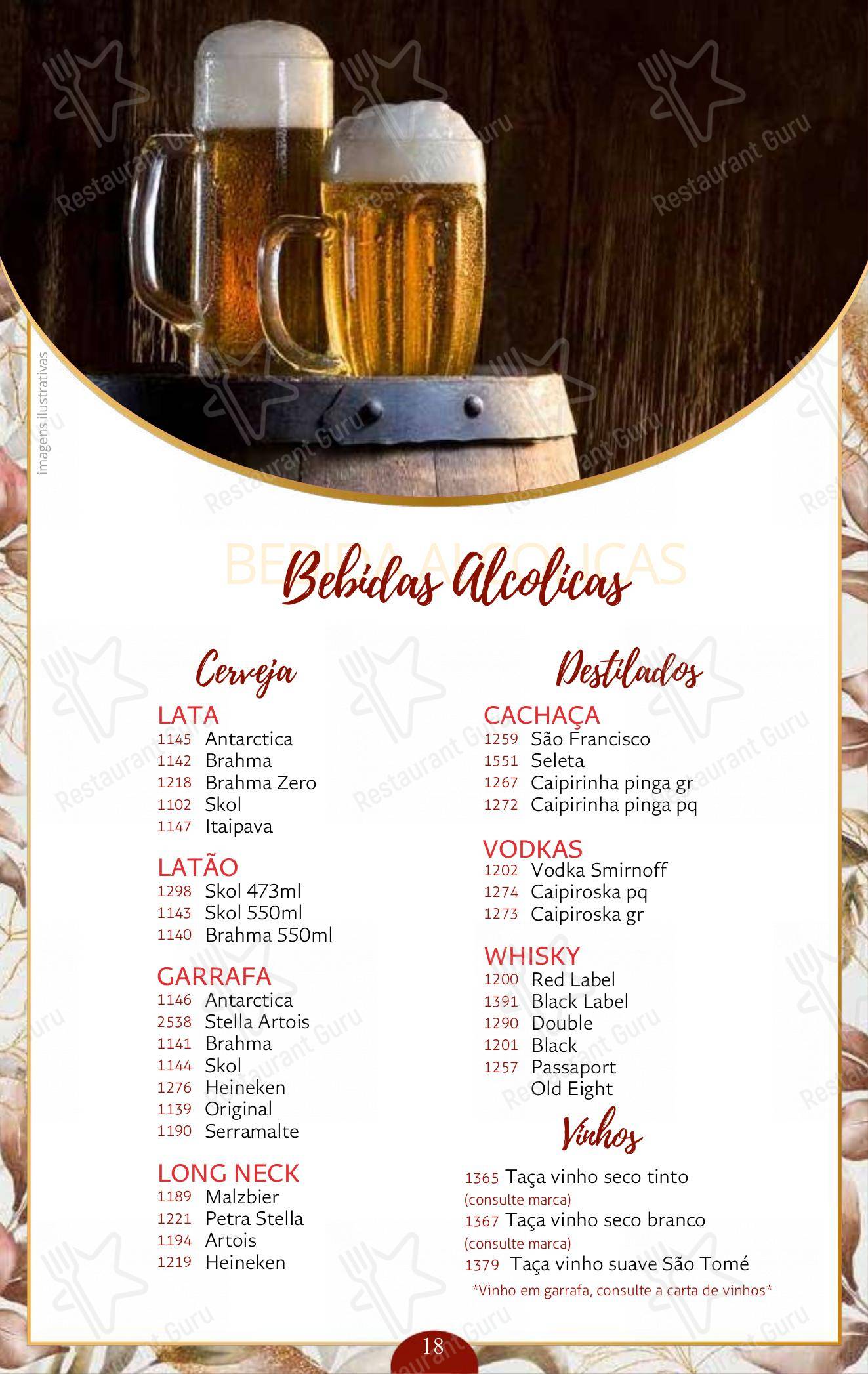 Ночное меню para Panificadora Vila Monumento sobremesas