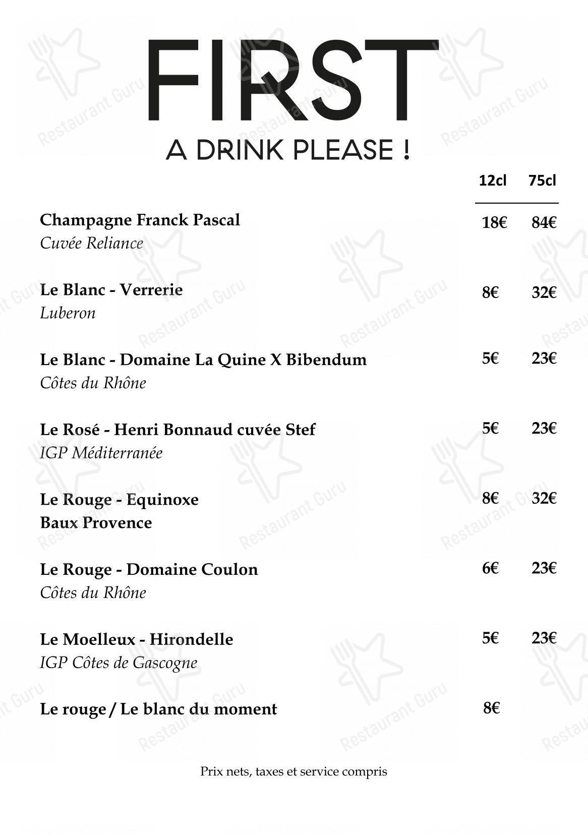 Menu pour Bibendum - Детское
