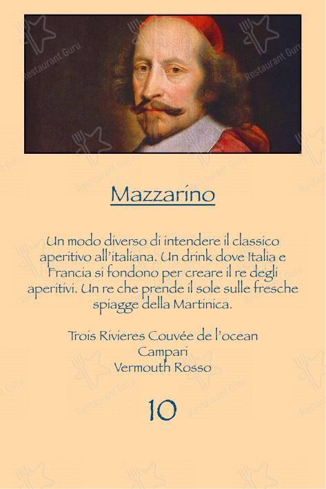 Menu per Checchino dal 1887 ristorante