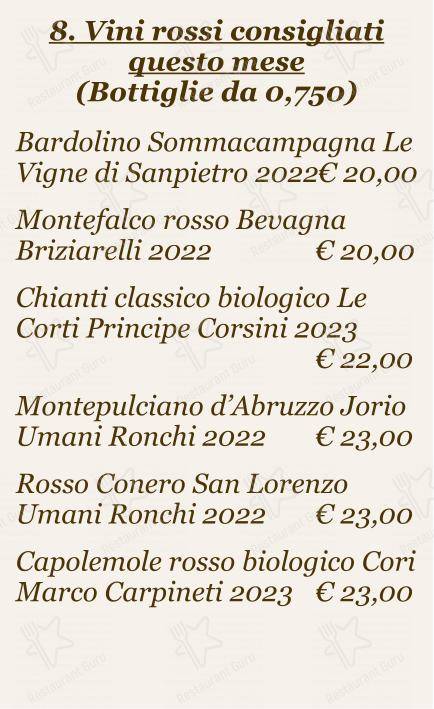 菜单 per Checchino dal 1887 ristorante