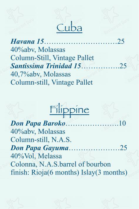 Takeaway Menu per Checchino dal 1887 in Roma