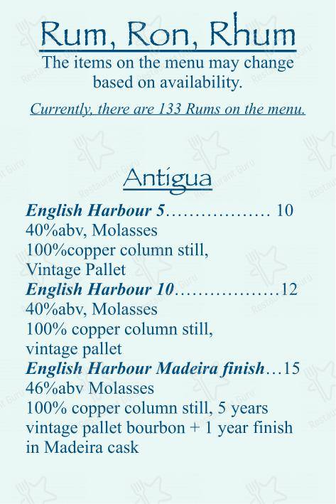 Takeaway Menu per Checchino dal 1887 ristorante