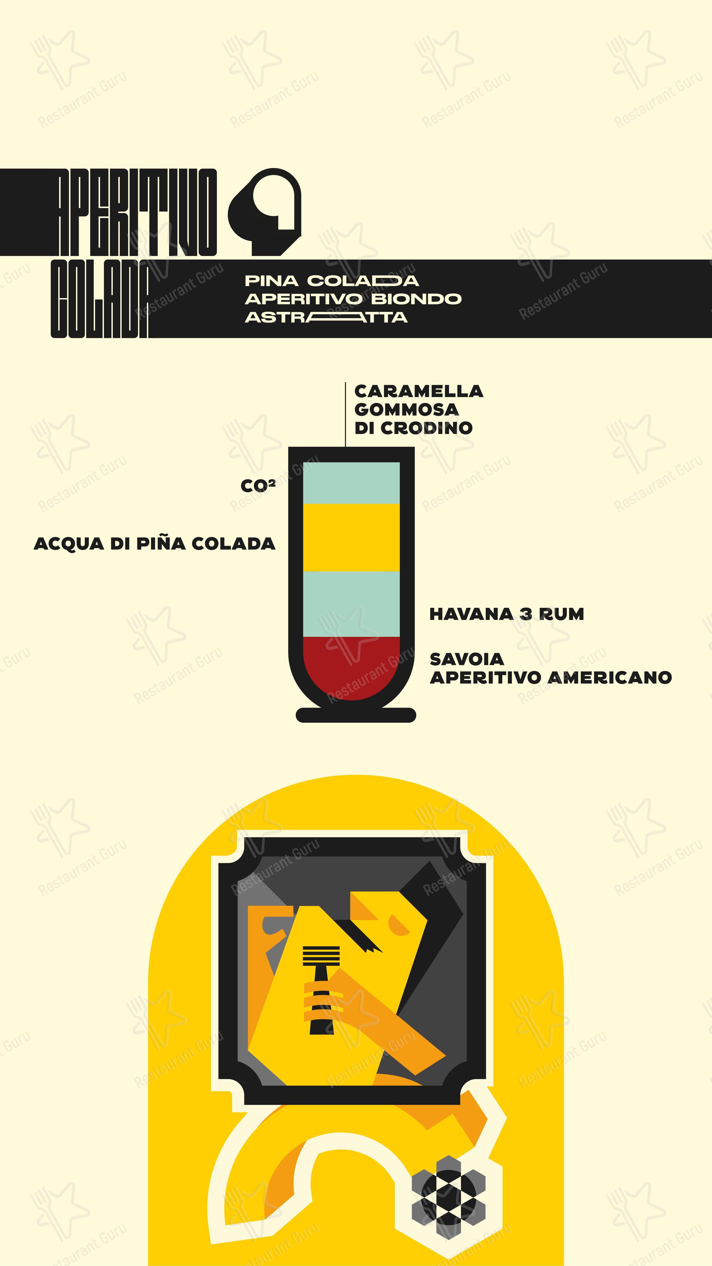 Depero Club in Rieti - Menu bar