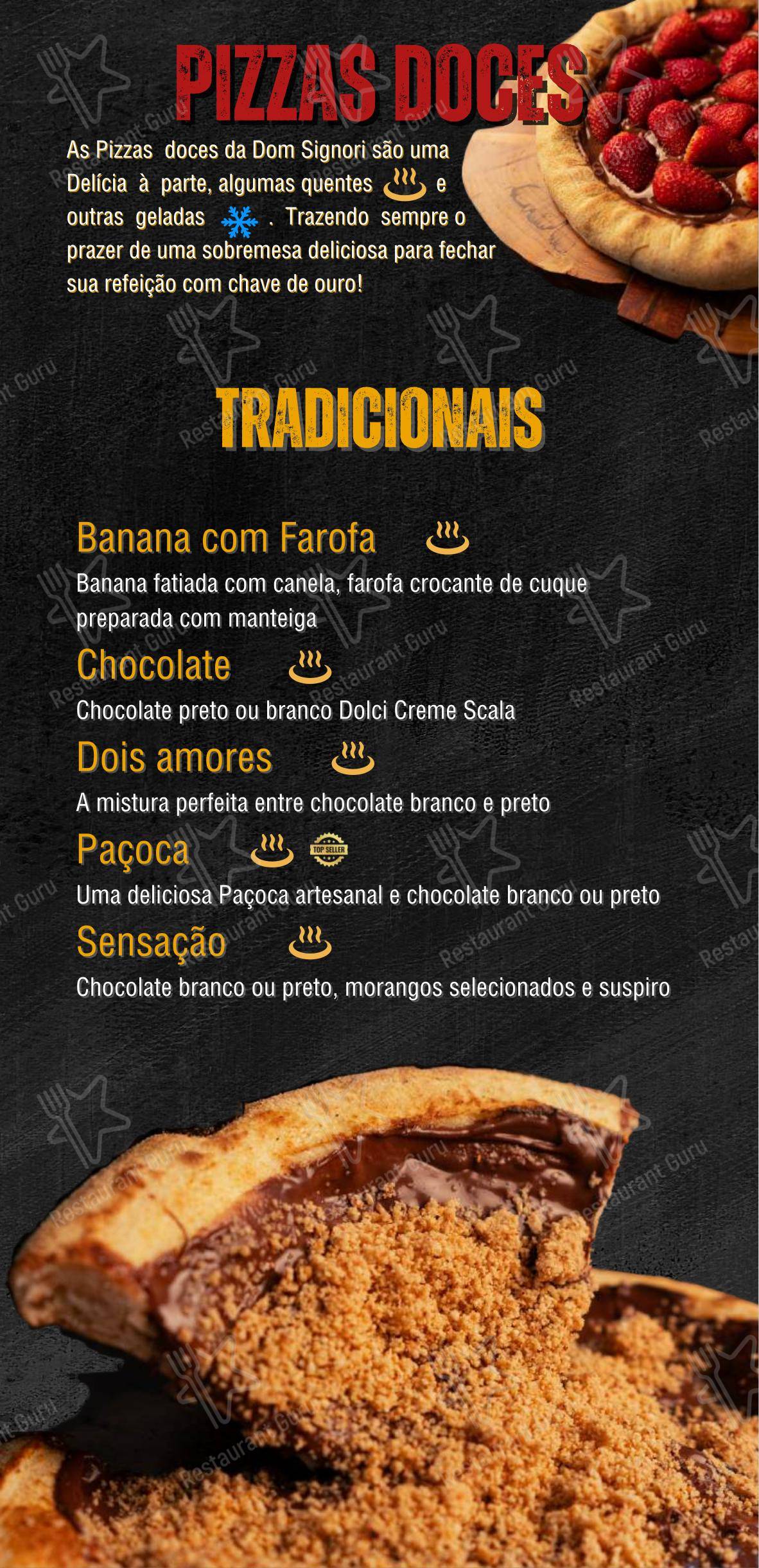 Menu para Dom Signori Pizzaria pizzaria