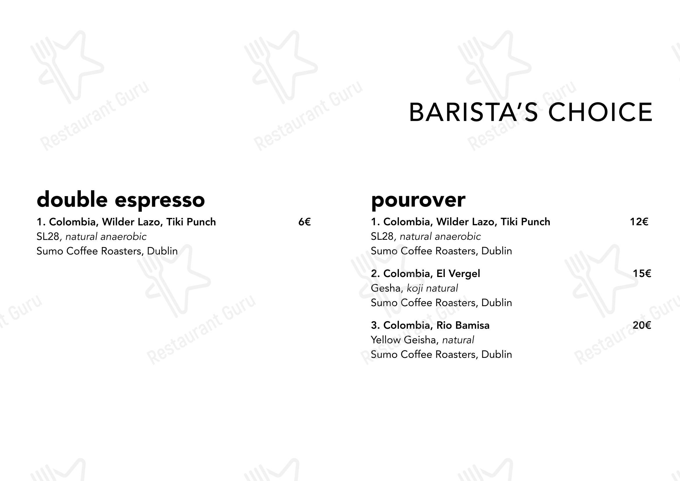 Menu pour fringe - Menu