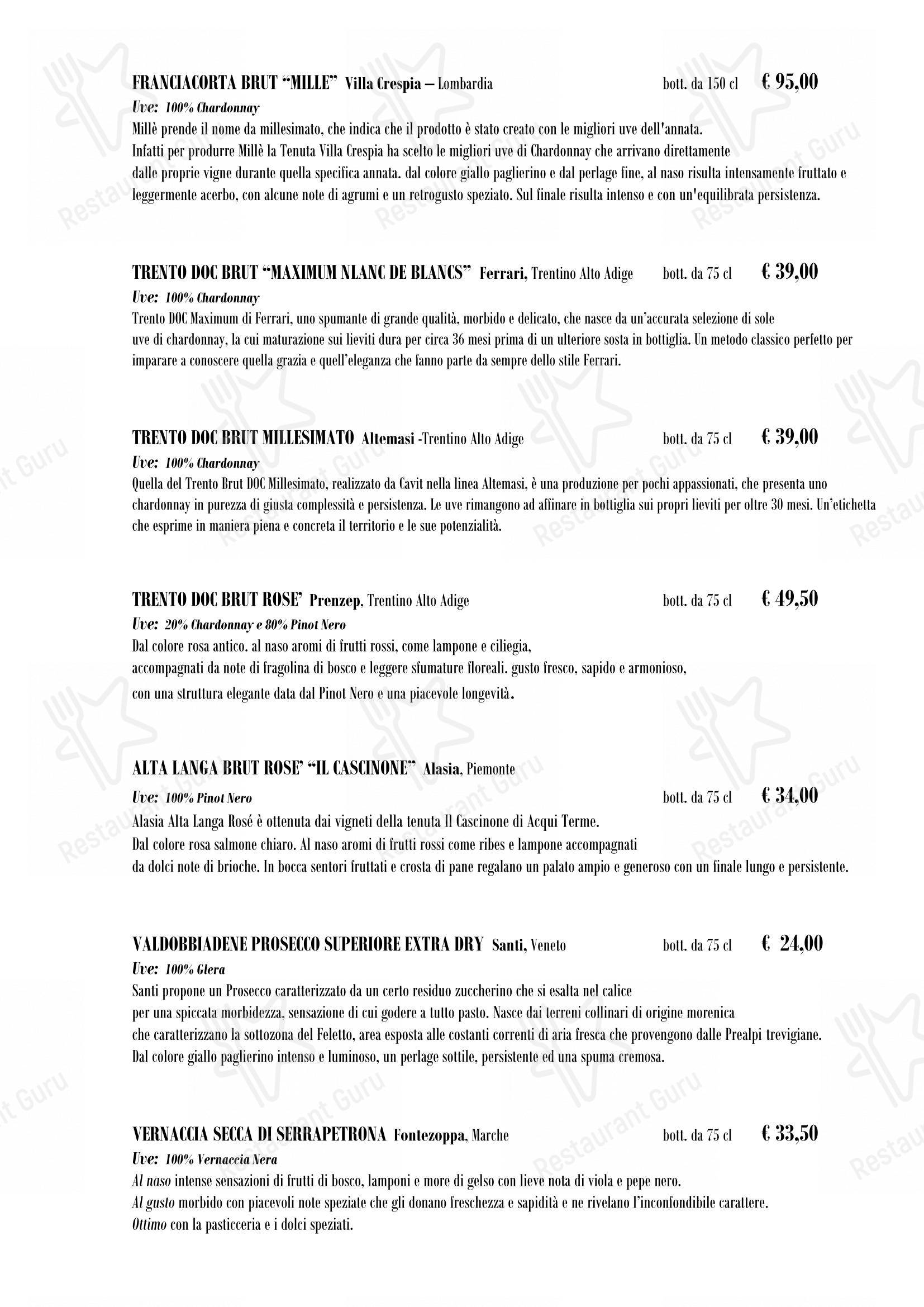 Grani e Salami in Novara - Menu bar