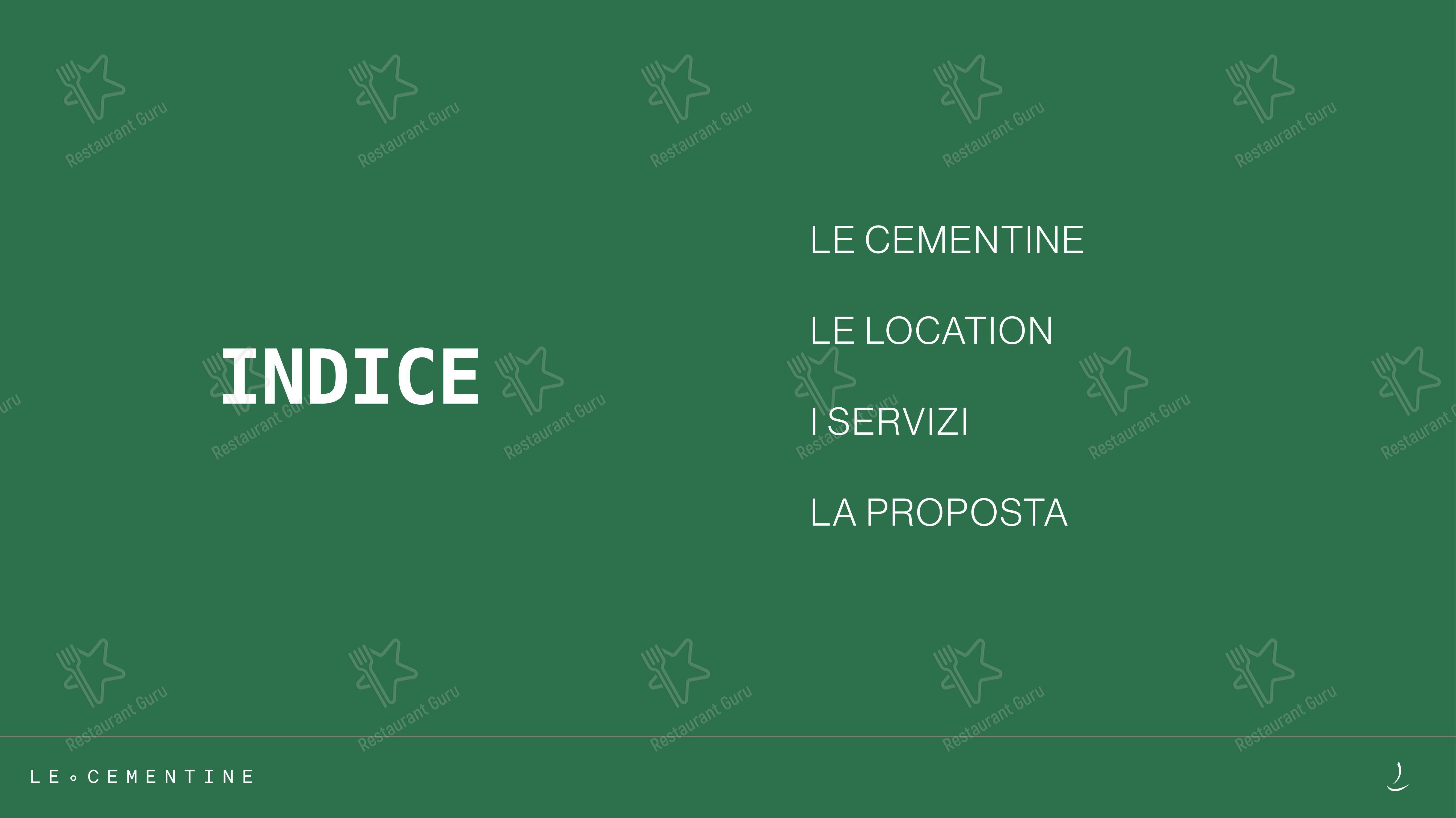 菜单 per Il Calandrino ristorante