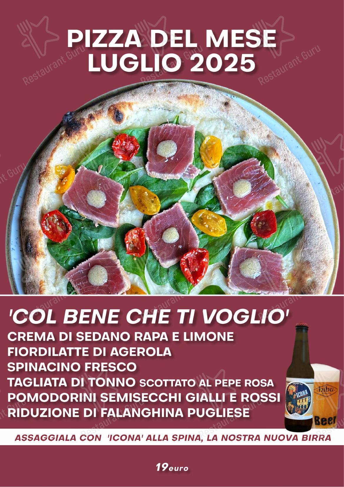 L'Anonimo - Pizzeria con Cucina in Dalmine - 菜单