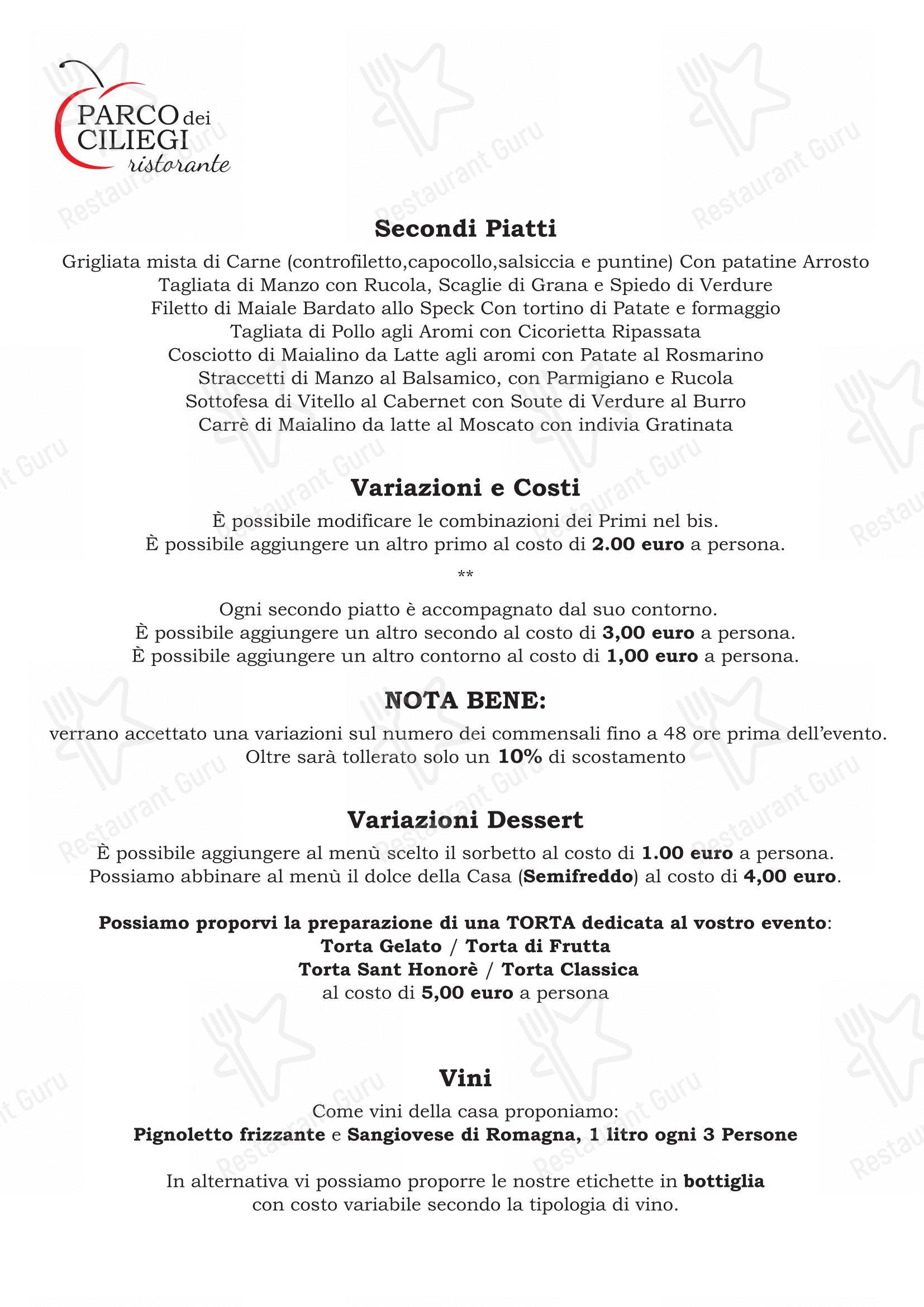 Крафт меню per Parco Dei Ciliegi in Zola Predosa
