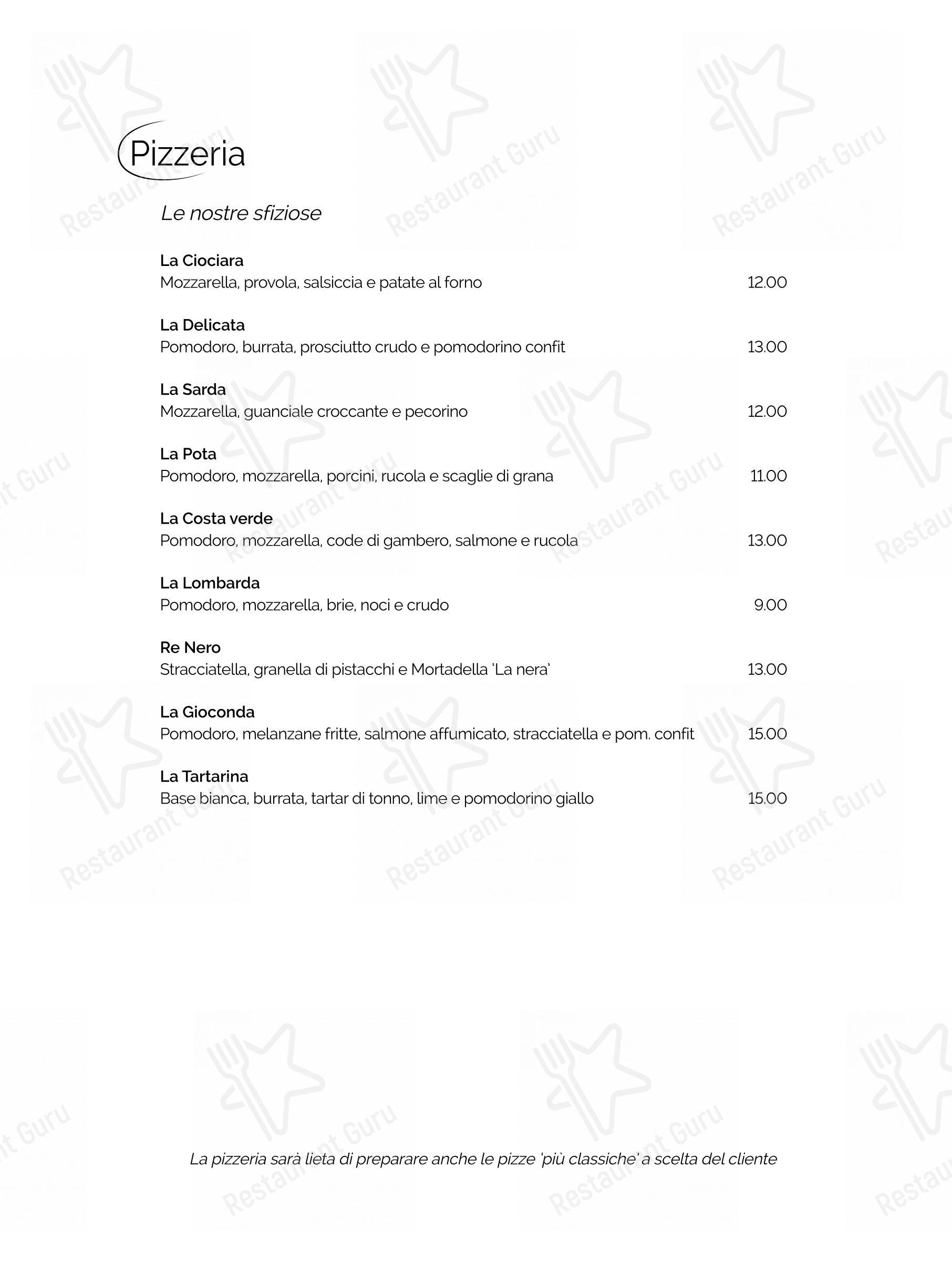 Menu per Ristorante Piave ristorante