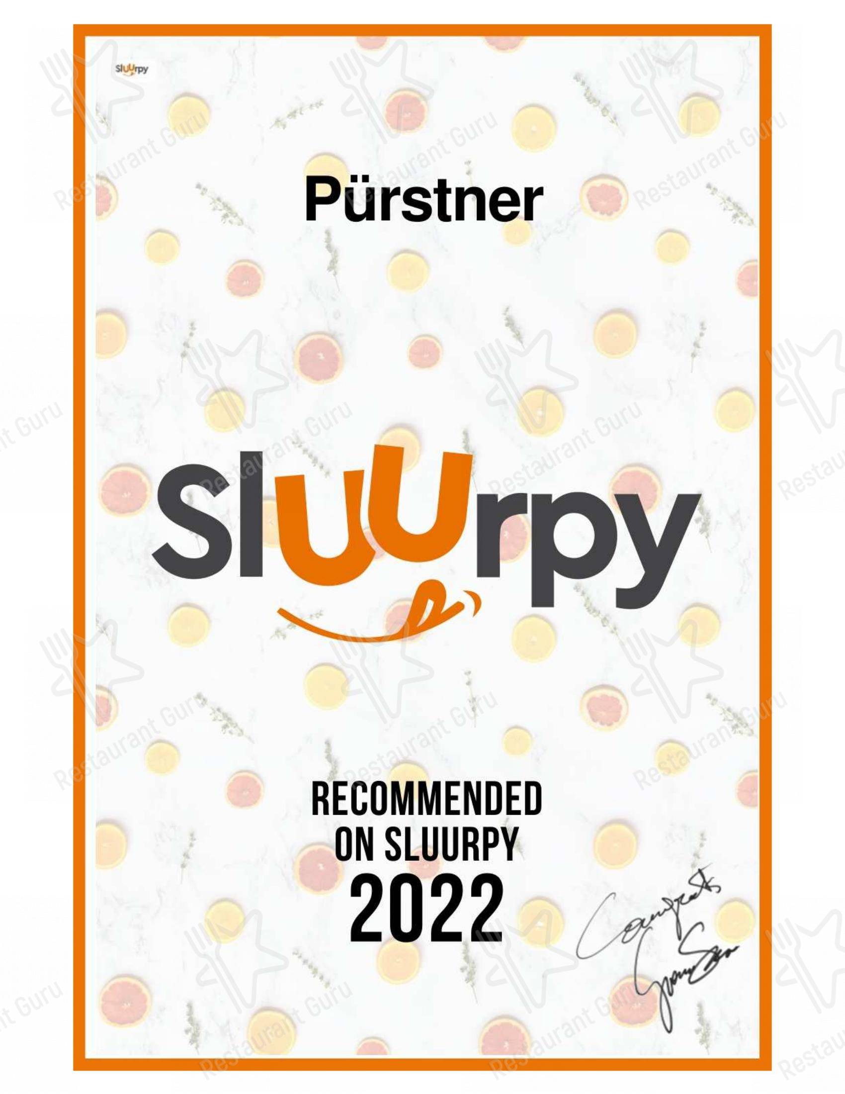 Puerstner dans Vienne - Menu bar