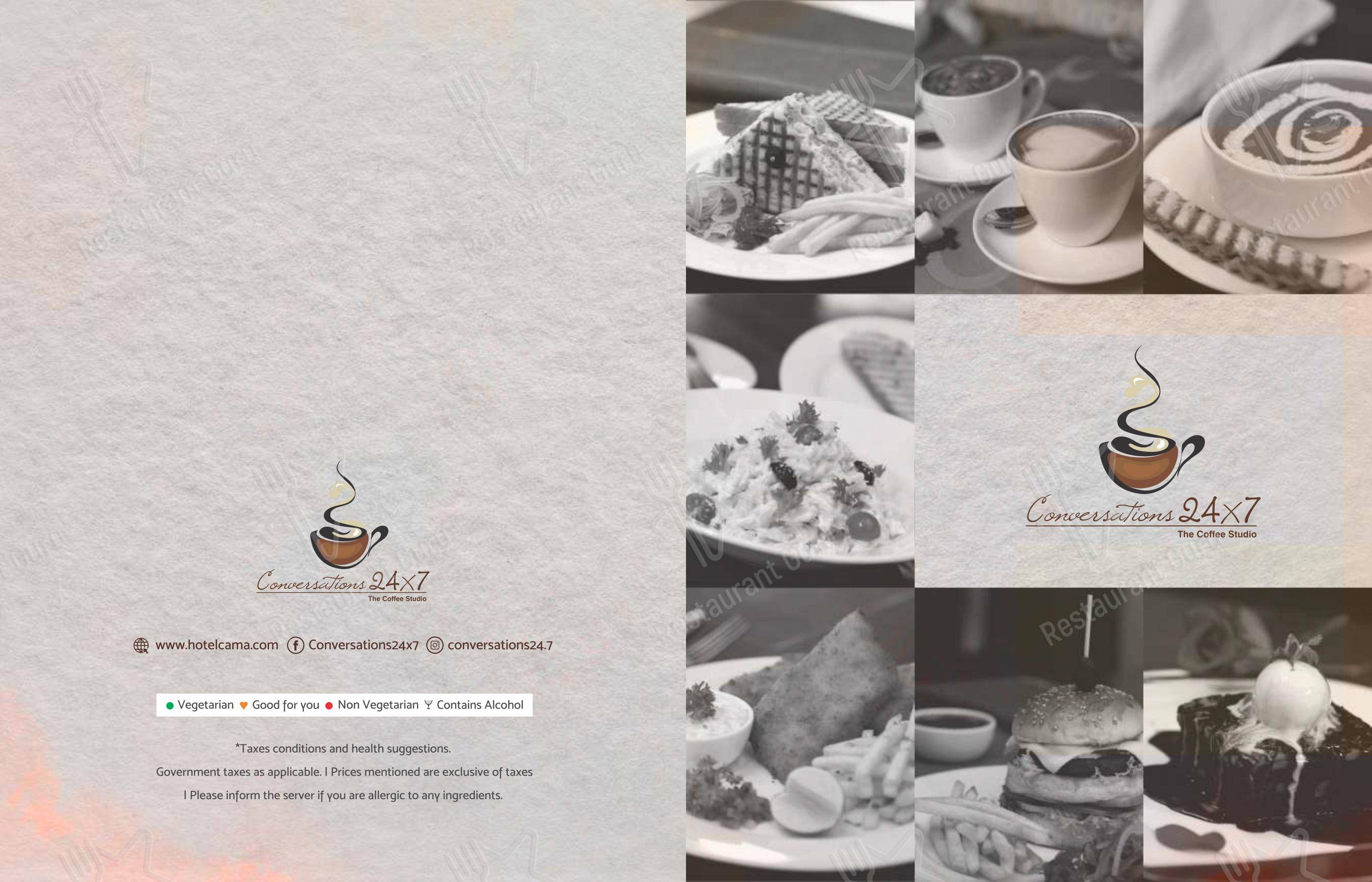 Menu for the PunChin restaurant