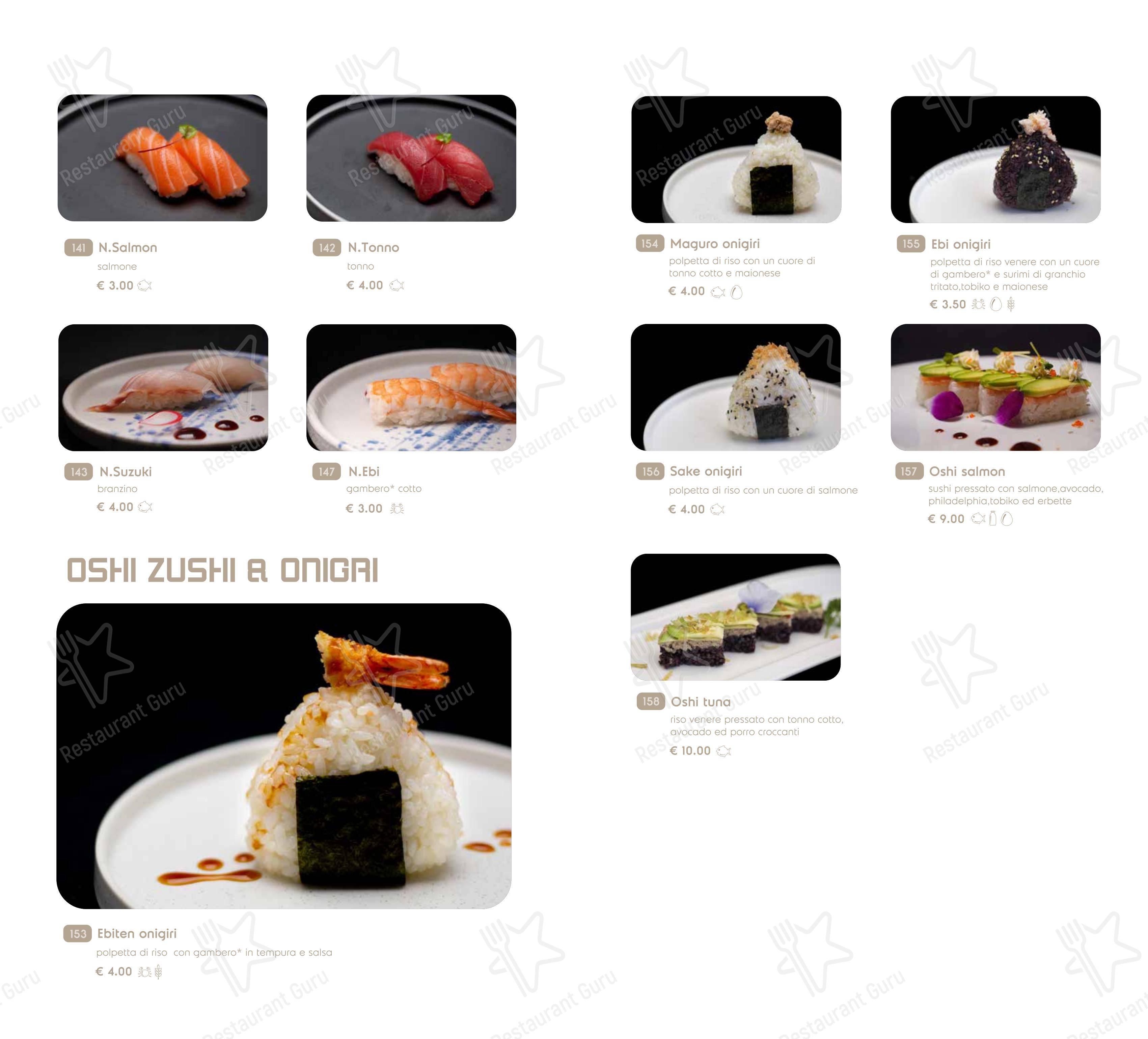 Menu di Hayashi Cremona - Menu