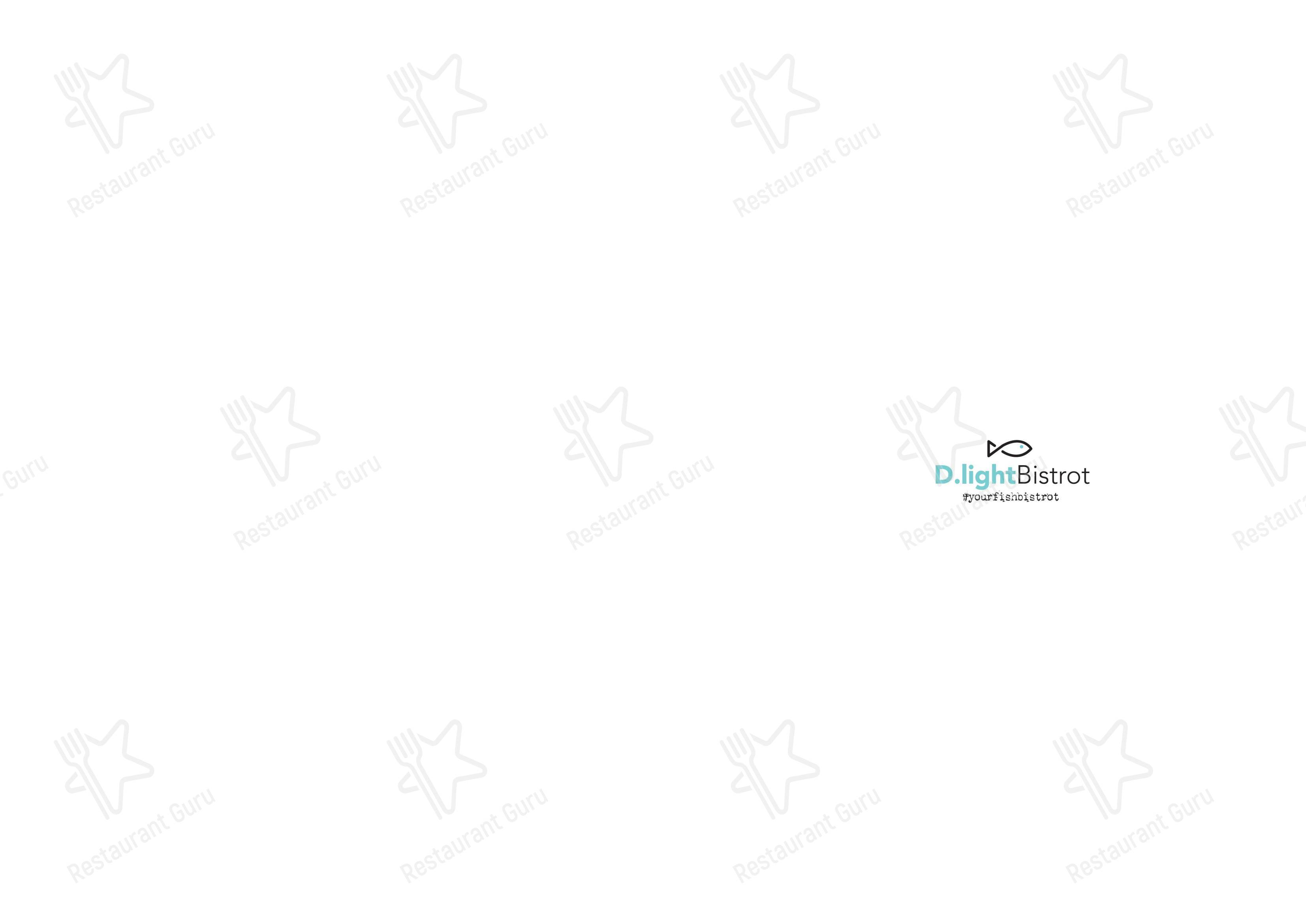 Основное меню per D-light Bistrot pizzeria