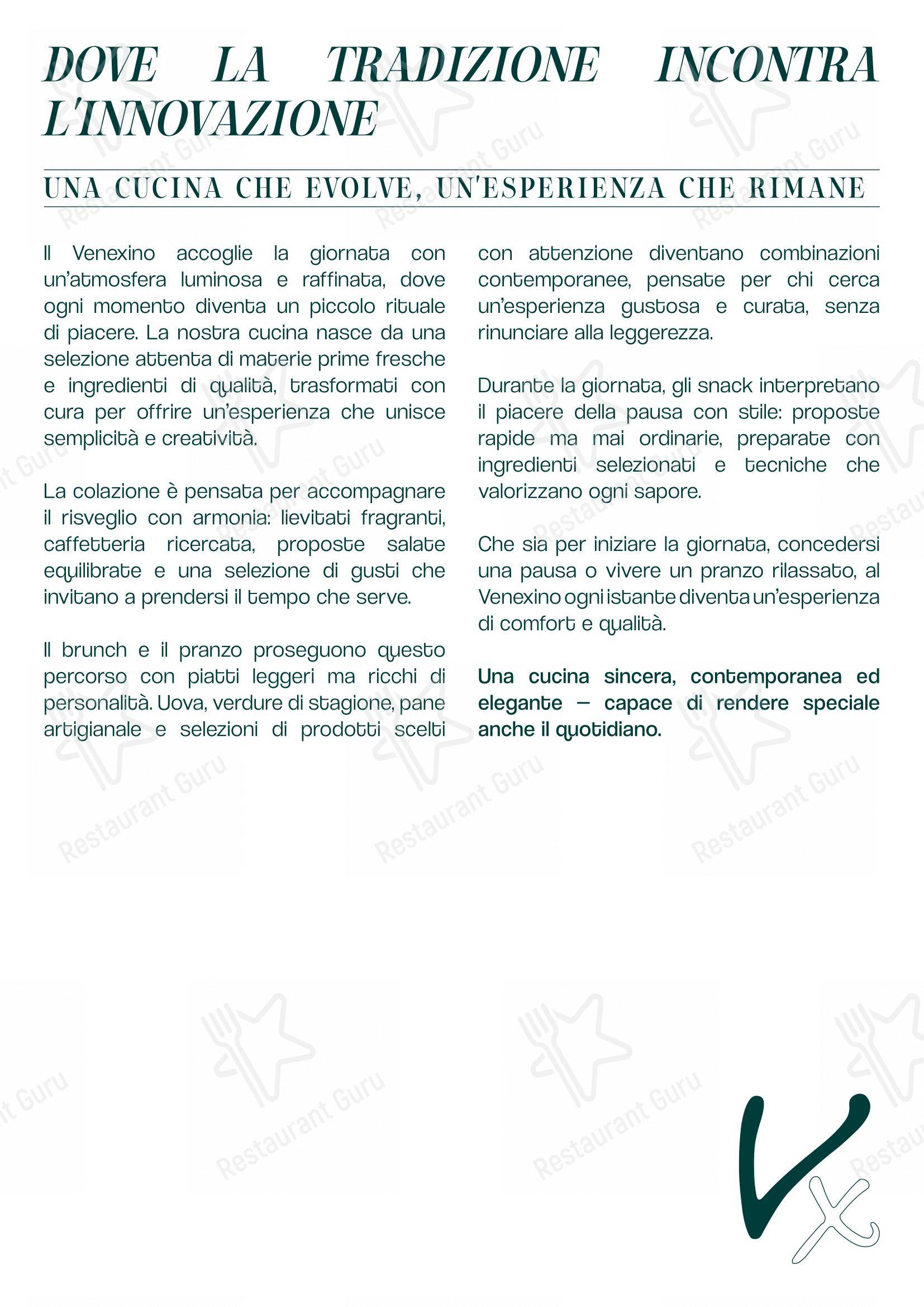 Menu di Il Venexino - Nonsolocaffè - Menu bar