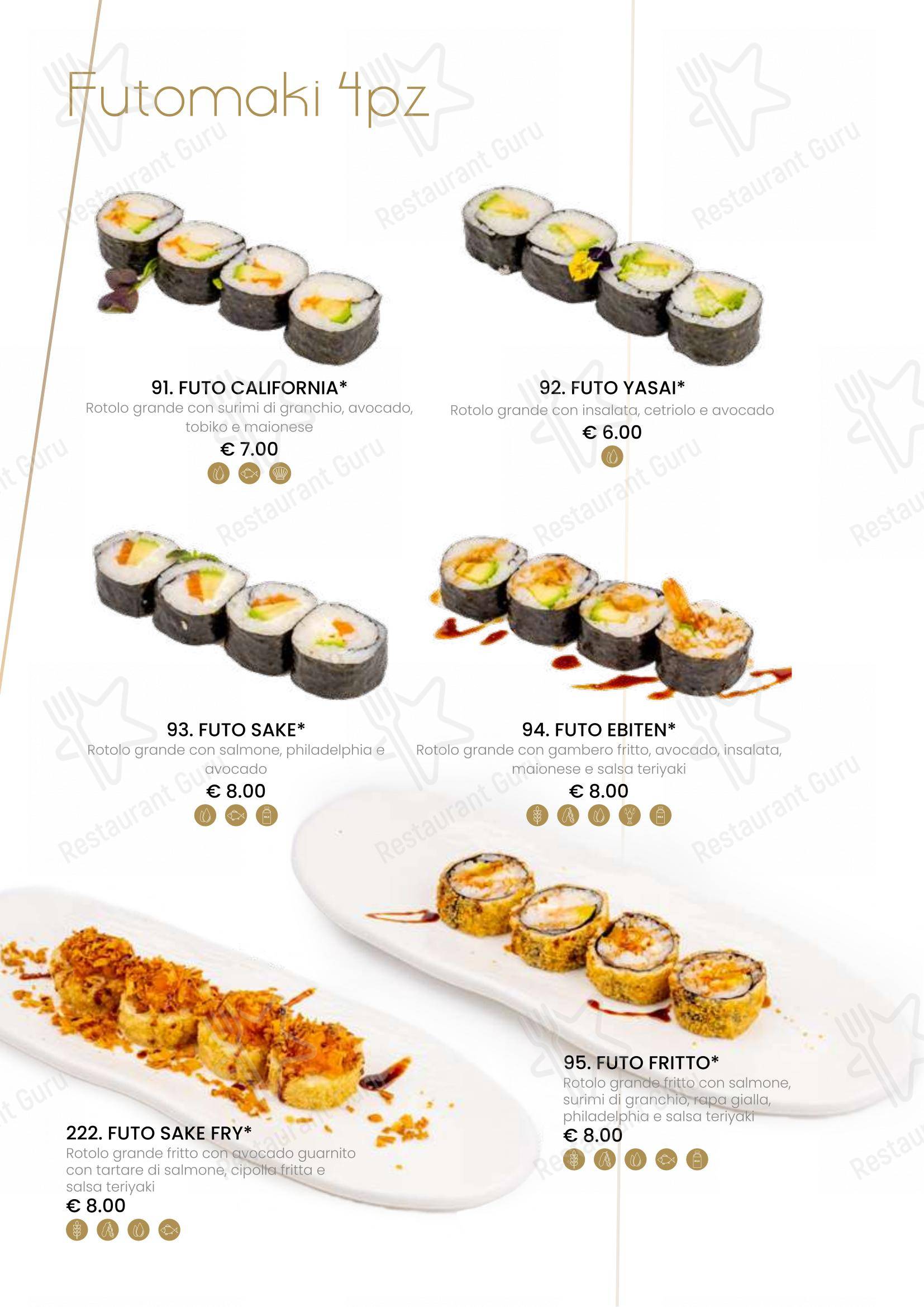 Ristorante Sushi Yami Vercelli in Vercelli - Menu bar